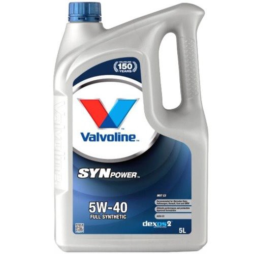 VALVOLINE SYNPOWER MST C3 5W40 5L VALVOLINE SYNPOWER MST C3 5W40 5L